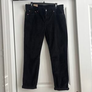 NWT Levi’s Women’s Corduroy Boyfriend Style Relaxed Tapered Leg Pants Sz 32X30